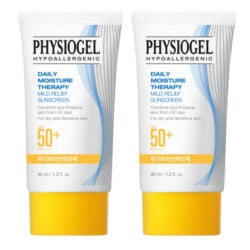 Physiogel潔美淨 低敏全物理保濕防曬霜SPF50+PA++++ 2入組