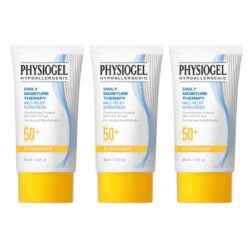 Physiogel潔美淨 低敏全物理保濕防曬霜SPF50+PA++++ 3入組